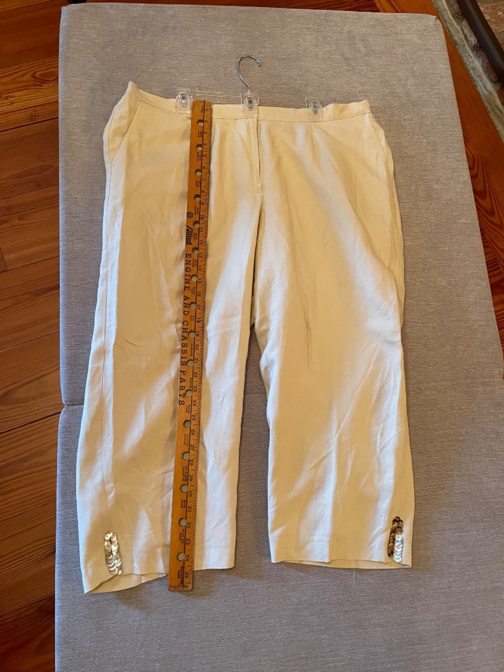 Ruby Rd Linen Blend 2 Piece Pantsuit Jacket & Pants Size 20W - Picture 11 of 15